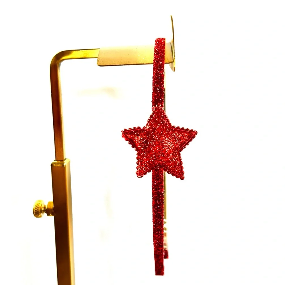 Red Star Glitter Headband